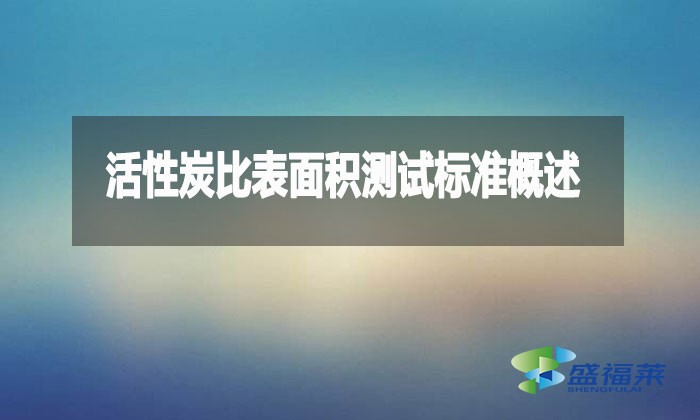 活性炭比表面积测试标准概述